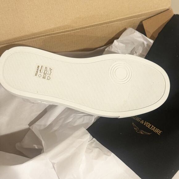 ZADIG AND VOLTAIRE HIGH FLASH KEITH SNEAKERS WOMEN’S SIZE 36/ US 5 NWB - Picture 8 of 13